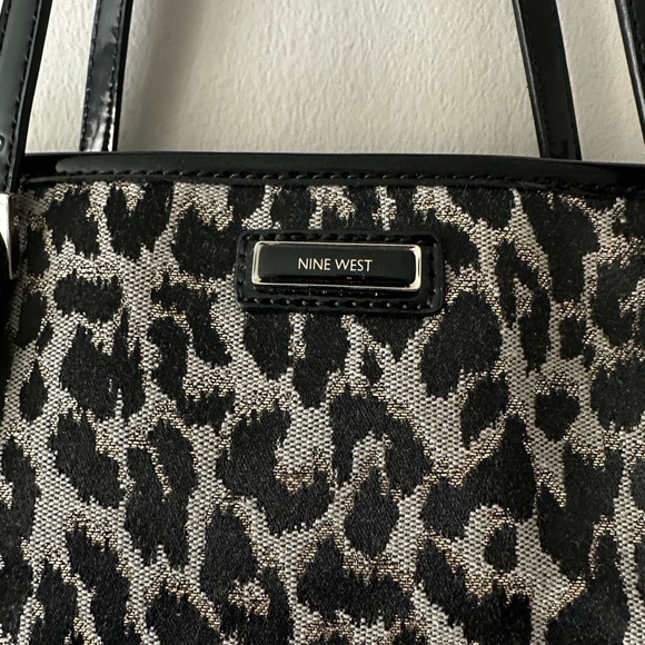 NINE WEST cheetah print tote shoulder bag - Picture 6 of 6